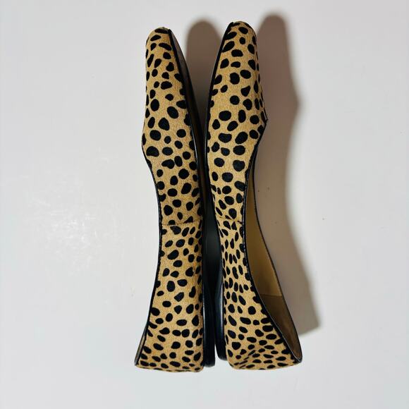 Nine West Cheetah Print Cow Fur Flats – Pointed Toe Slip-On - Picture 6 of 7